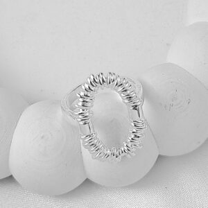 انگشتر جواهری بیضی